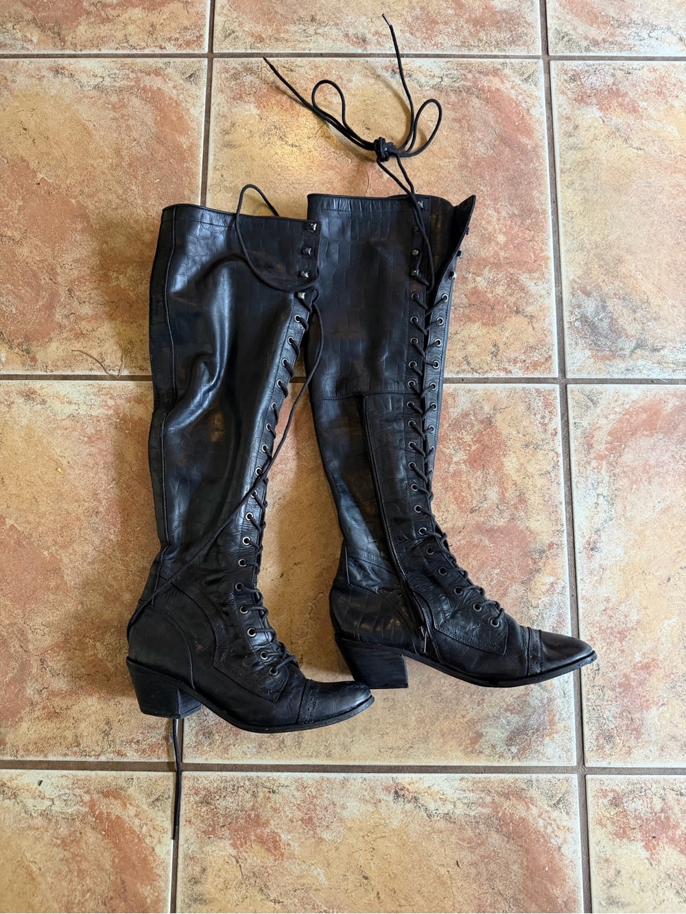 Jeffrey Campbell 10 Black Boots